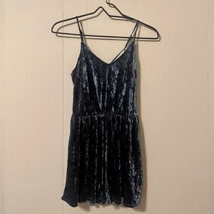 NWOT Xhiliration Velour Romper